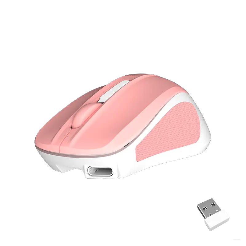 Mouse Meetion MiniGo BT Rosado