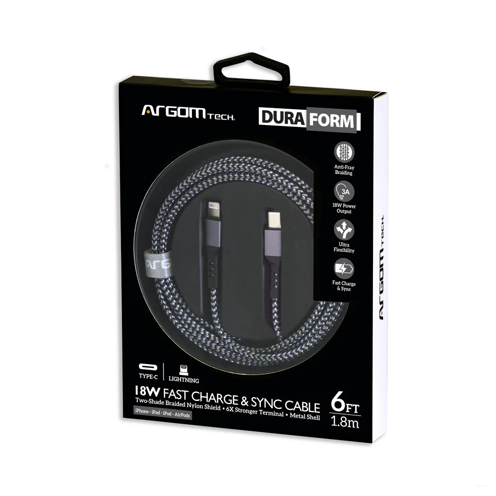 Cable Argom Tech Lightning a Tipo C Mayado