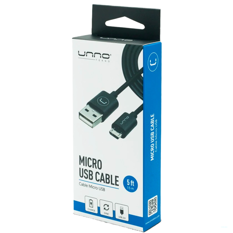 Cable Micro USB 5 Pies Unno