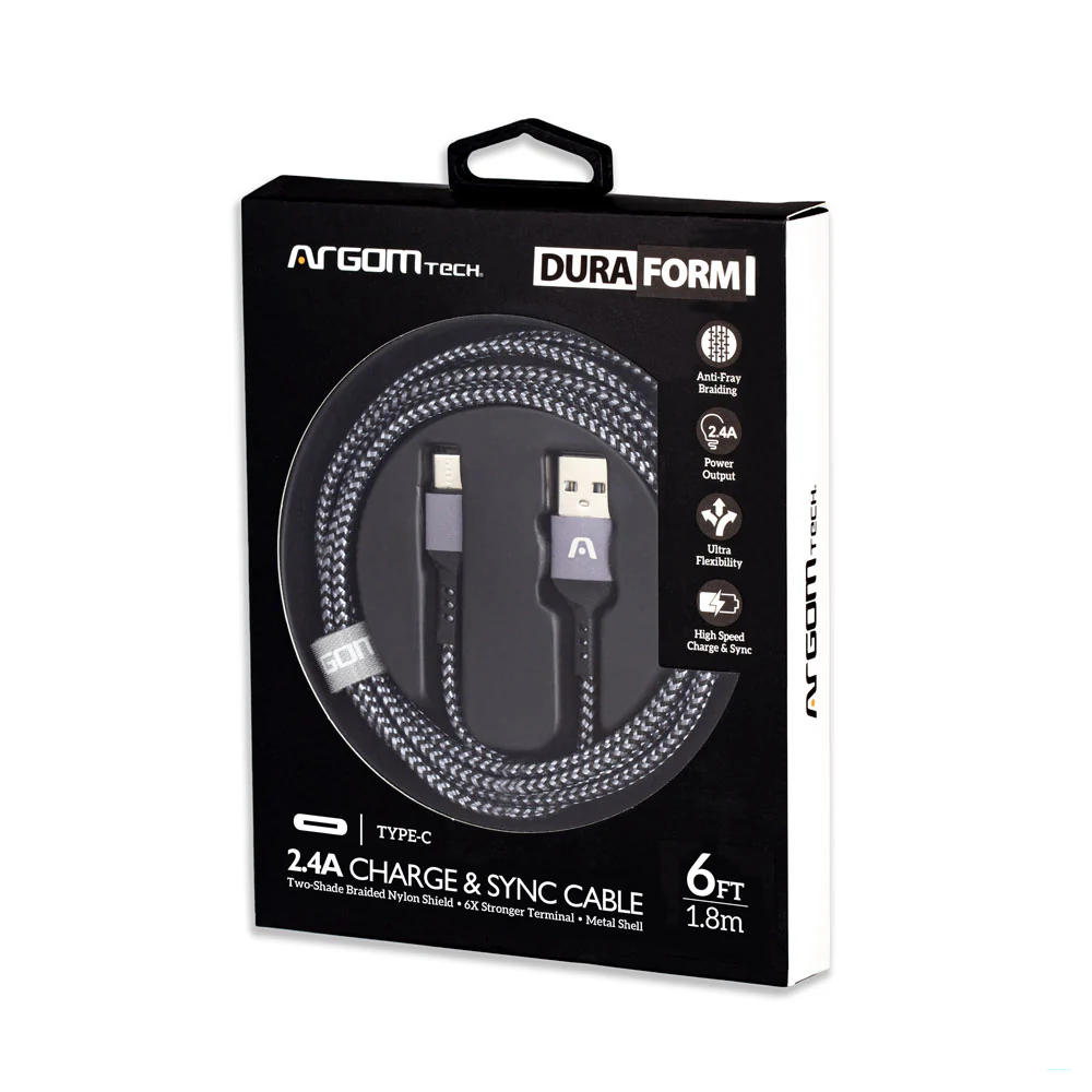 Cable Argom Tech Tipo C Mayado